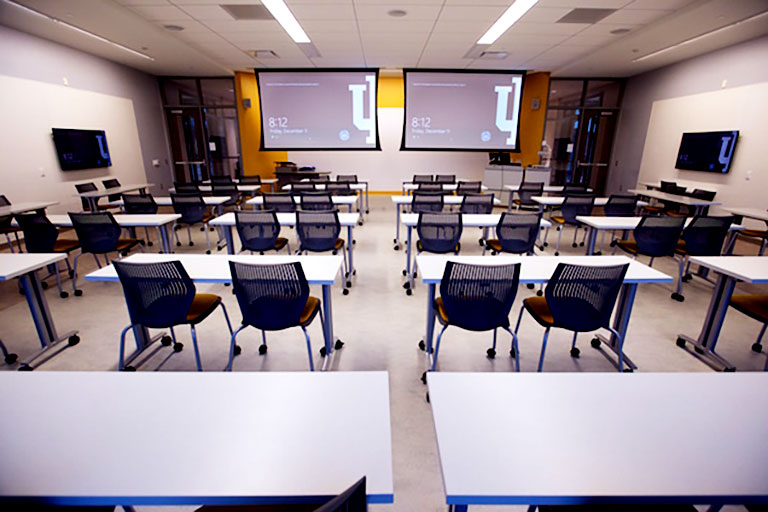 College classroom